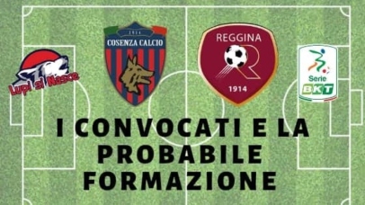 Cosenza - Reggina probabili formazioni